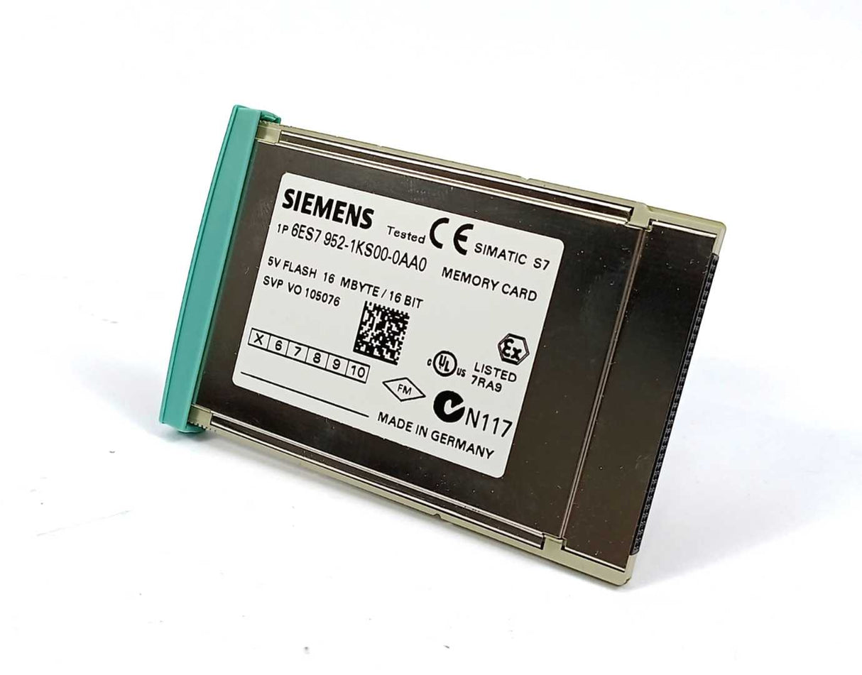 Siemens 6ES7952-1KS00-0AA0 SIMATIC S7 Memory Card 16MB