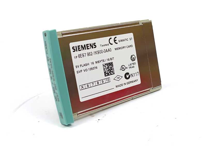 Siemens 6ES7952-1KS00-0AA0 SIMATIC S7 Memory Card 16MB