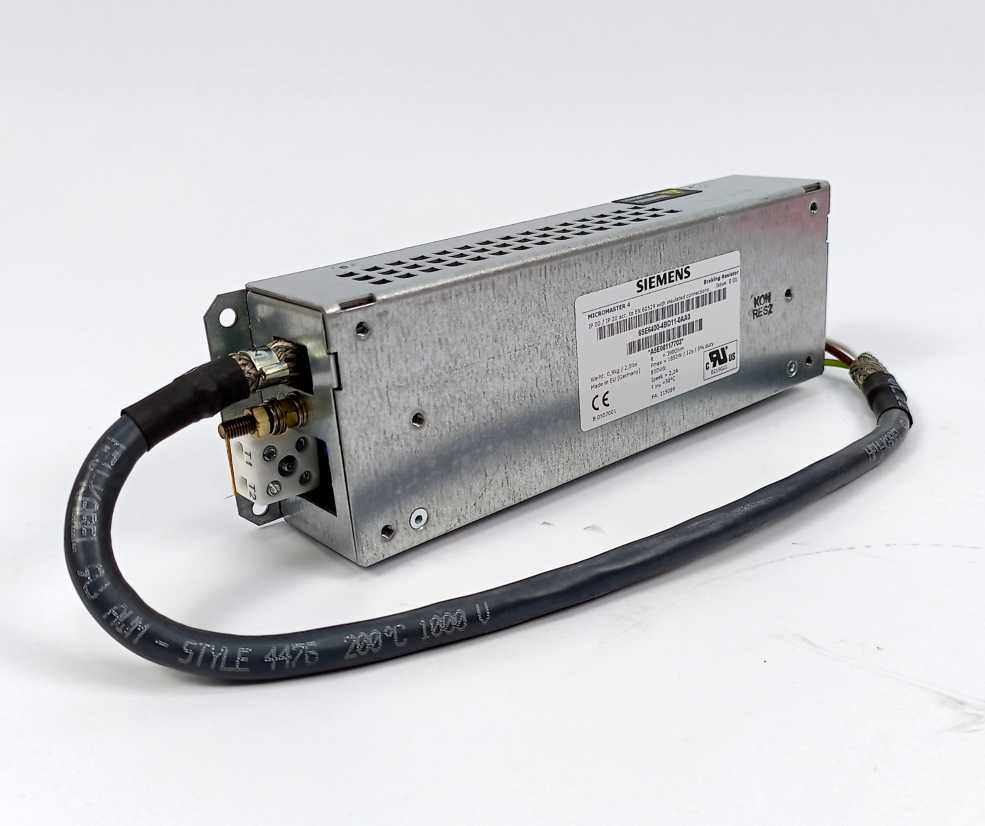 Siemens 6SE6400-4BD11-0AA0 MICROMASTER 4 Braking Resistor