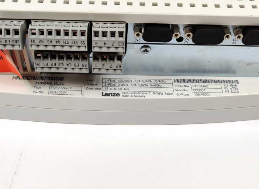 LENZE EVS9324-EK 00488634 Servo Inverter