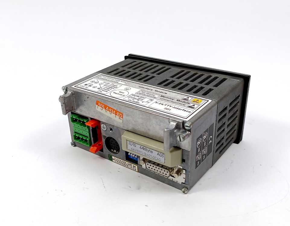 Siemens 6AV3010-1DK00 Text Display TD10/220-5