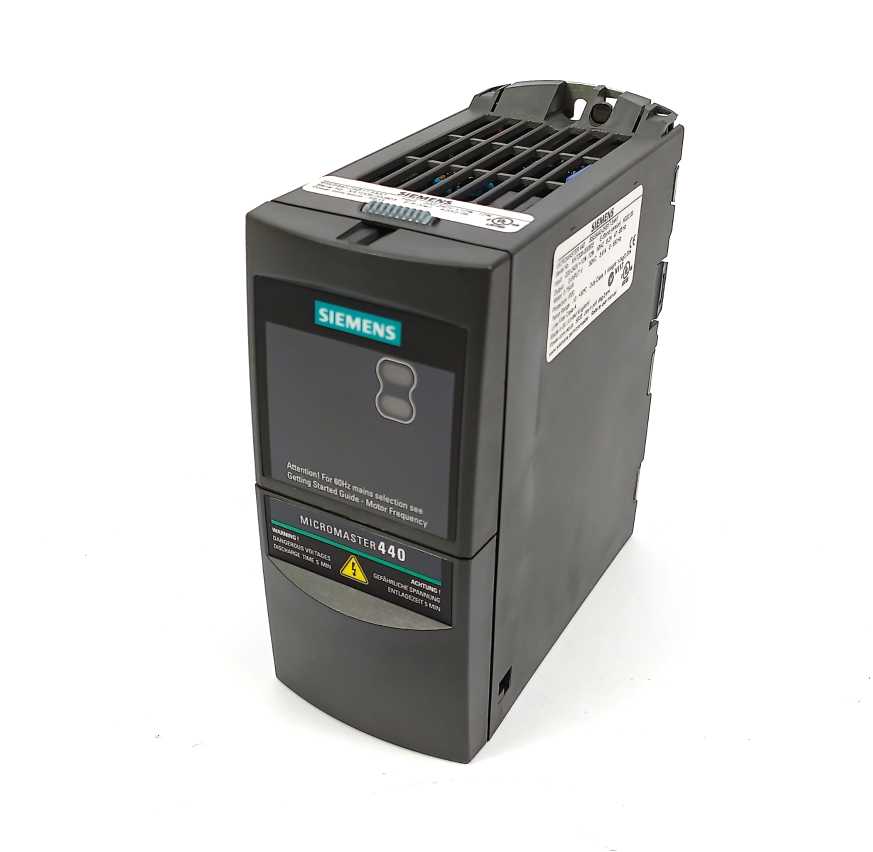 Siemens 6ES6440-2AB17-5AA1 MICROMASTER 440 Built-in Class A Filter