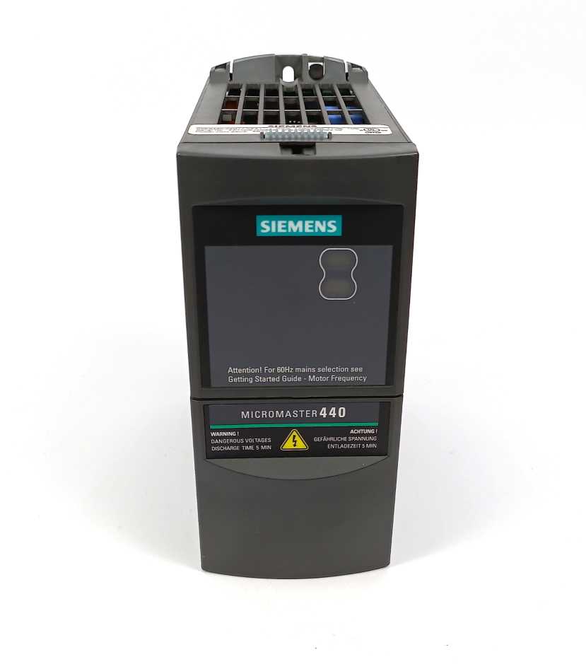 Siemens 6ES6440-2AB17-5AA1 MICROMASTER 440 Built-in Class A Filter