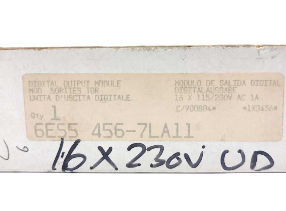 Siemens 6ES5 456-7LA11 SIMATIC S5, Digital output