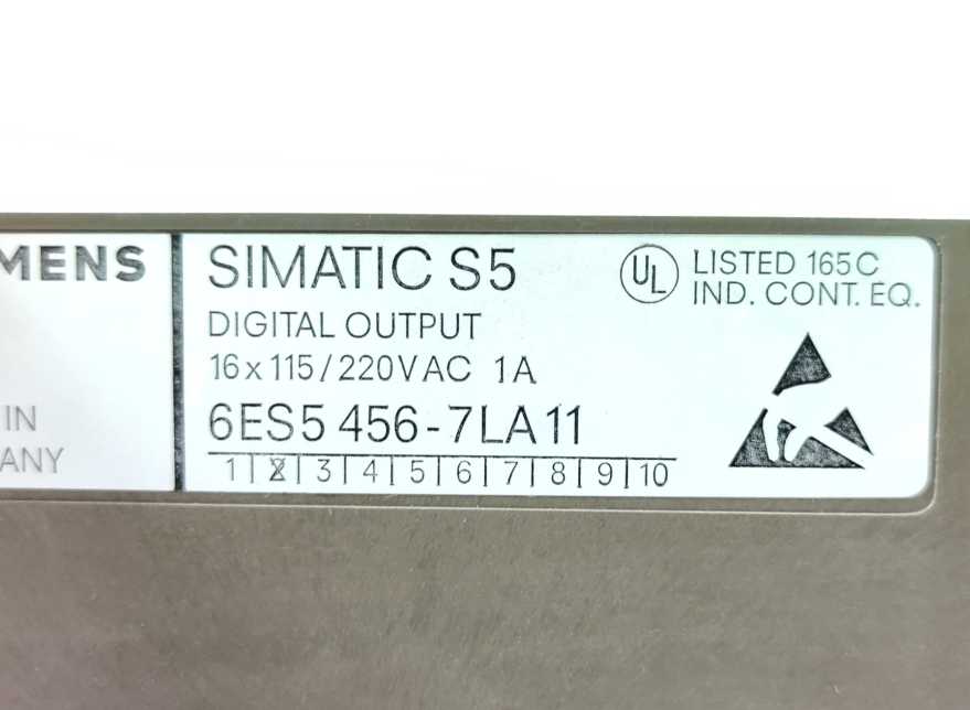 Siemens 6ES5 456-7LA11 SIMATIC S5, Digital output