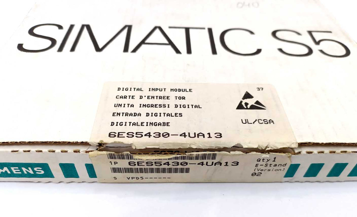 Siemens 6ES5430-4UA13 Digital input module