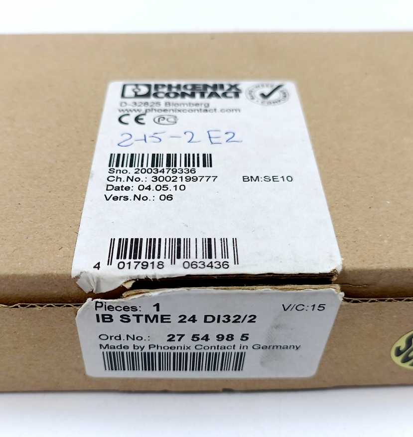 Phoenix Contact 2754985 IB STME 24 DI32/2 - Replacement electronics module
