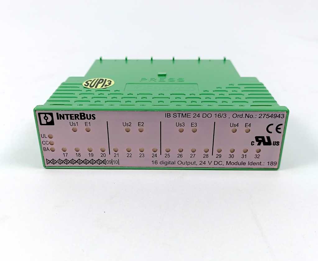 Phoenix Contact 2754943 IB STME 24 DO16/3 - Replacement electronics module