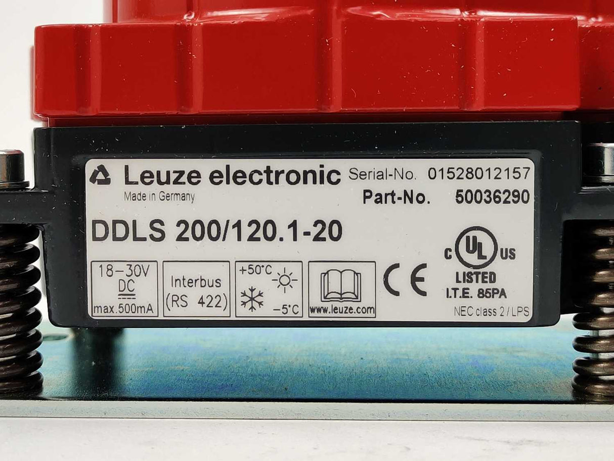 Leuze Electronic 50036290 DDLS 200/120.1-20 Optical Data Transmission