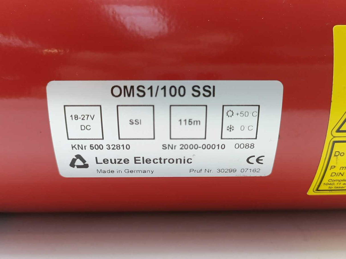 Leuze Electronic 50032810 OMS1/100 SSI Laser Distance Measuring Device