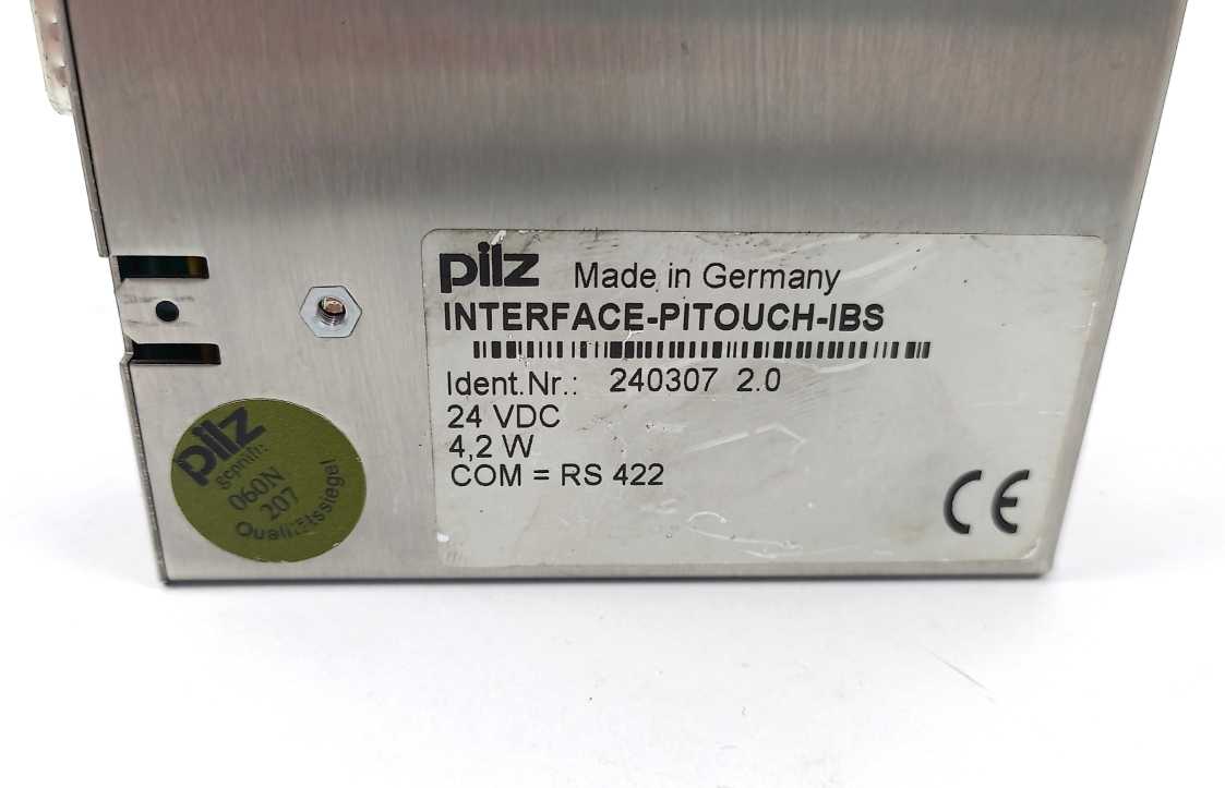 Pilz 240307 Ver. 2.0 Interface-Pitouch-Ibs 24VDC 4,2W