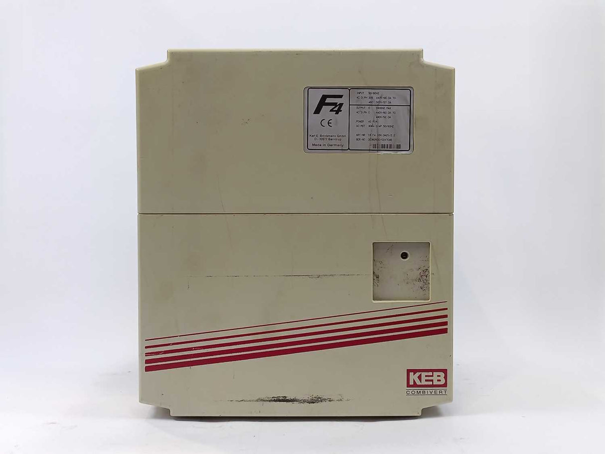KEB COMBIVERT 19.F4.COH-3421/2.2 3 PH, 30 KW, 42 KVA, 440 V