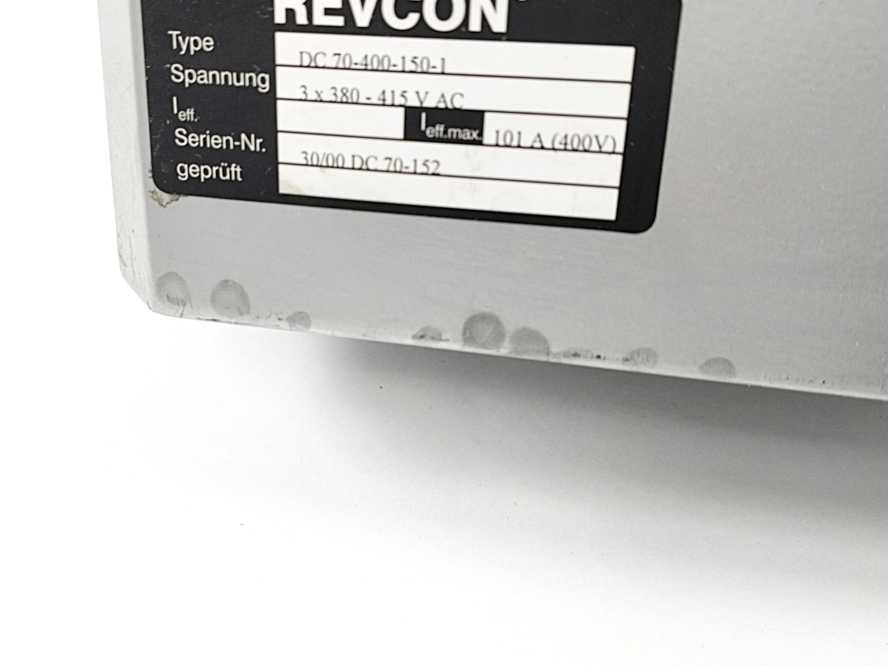 Revcon DC 70-400-150-1 Power Inverter 3X380-415V AC, 101A