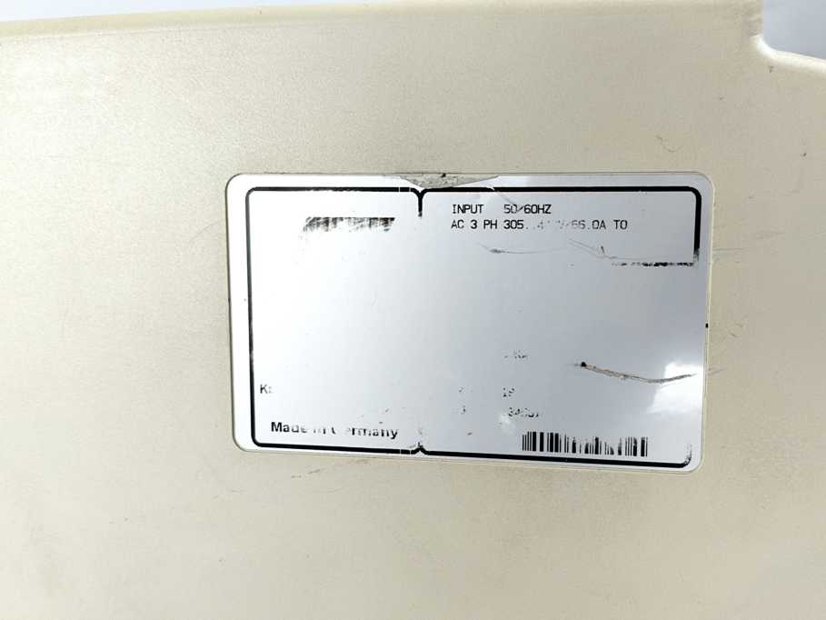 KEB COMBIVERT 19.F4.COH-3421/2.2 3PH, 30KW, 42KVA, 440V, Missing Front Cover