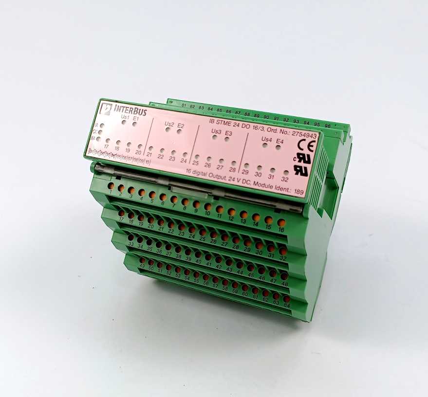 Phoenix Contact 2750646 Digital Output Module, 16 Outputs, 24VDC