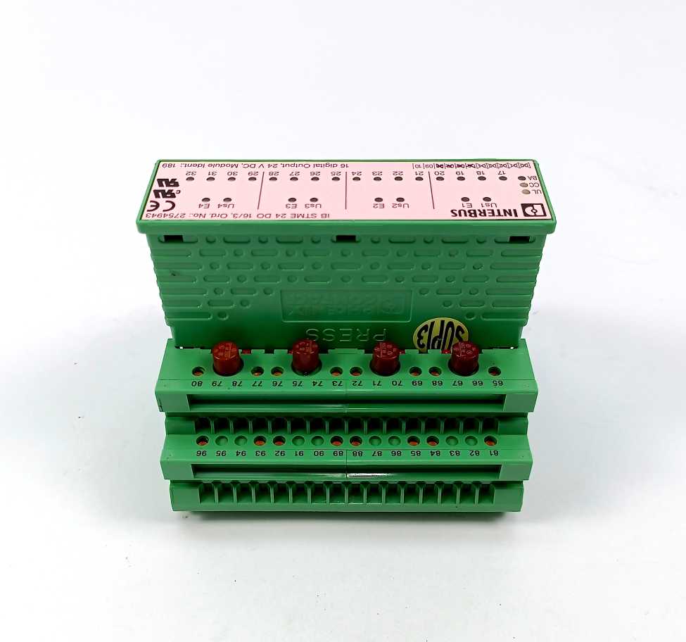 Phoenix Contact 2750646 Digital Output Module, 16 Outputs, 24VDC