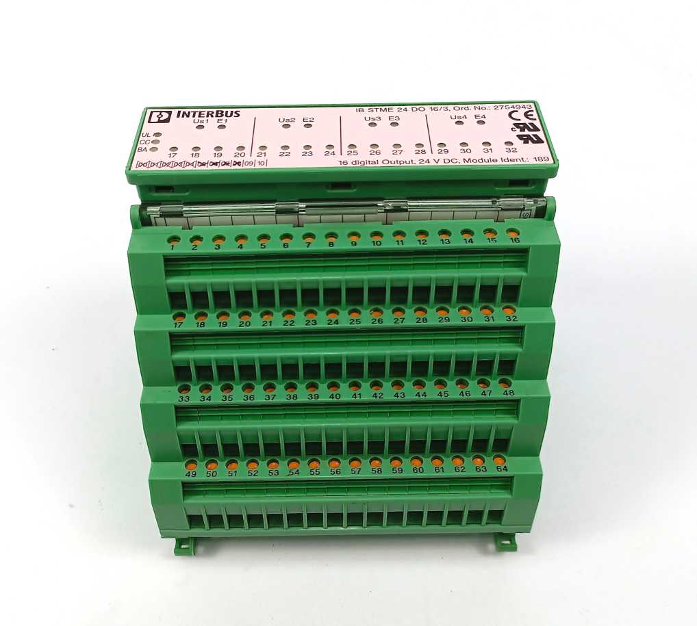 Phoenix Contact 2750646 Digital Output Module, 16 Outputs, 24VDC