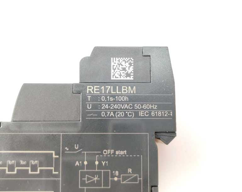 Schneider Electric RE17LLBM Harmony Timer Relays, 0.7A, 1s..100h