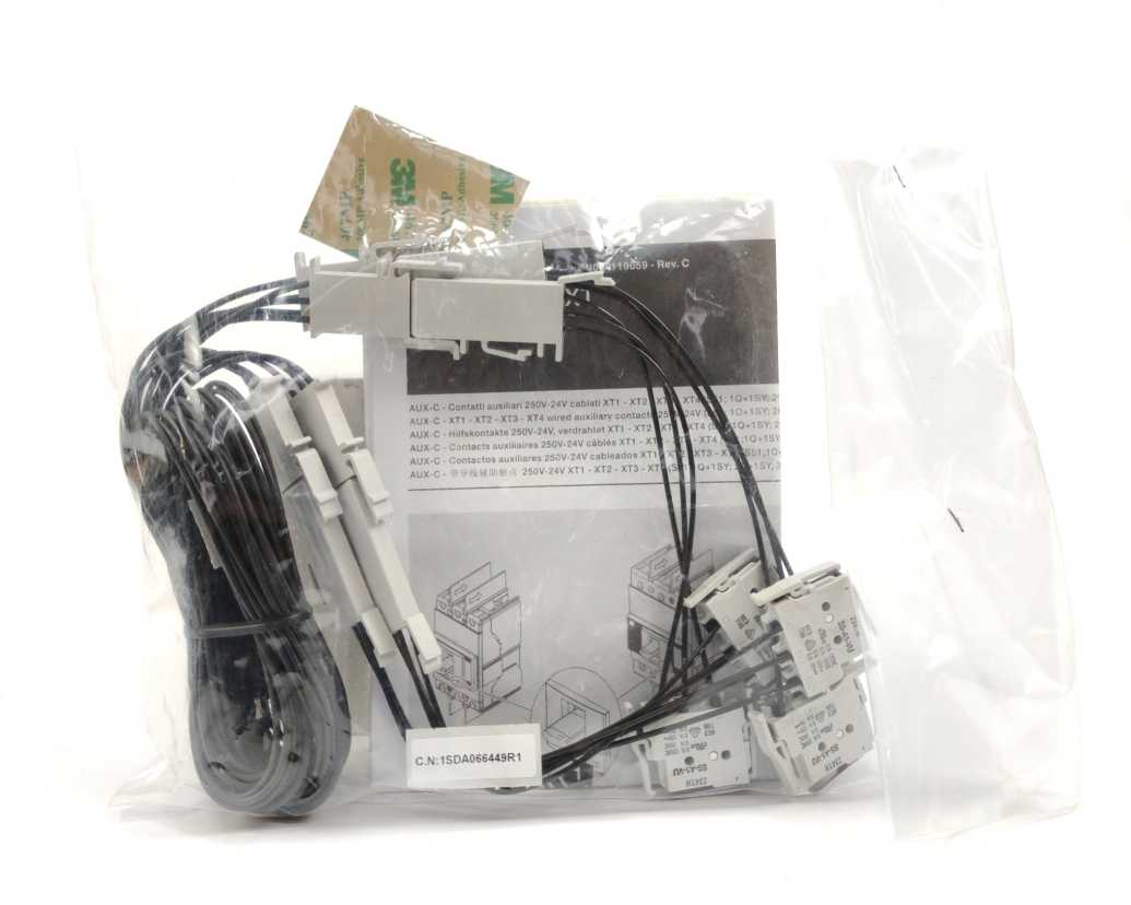 ABB 1SDA066449R1 AUX-C 3Q+1SY 24 VDC XT2-XT4 W