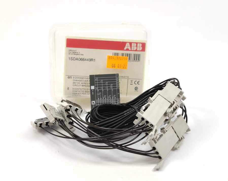 ABB 1SDA066449R1 AUX-C 3Q+1SY 24 VDC XT2-XT4 W