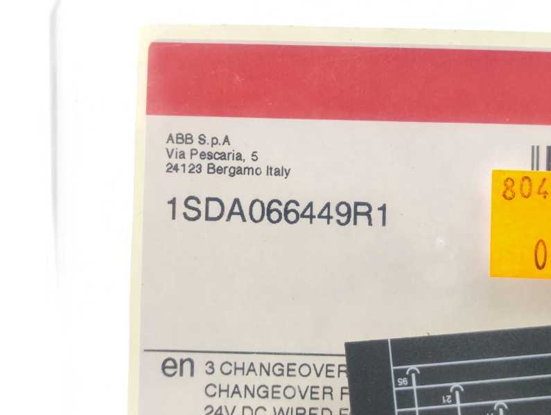ABB 1SDA066449R1 AUX-C 3Q+1SY 24 VDC XT2-XT4 W