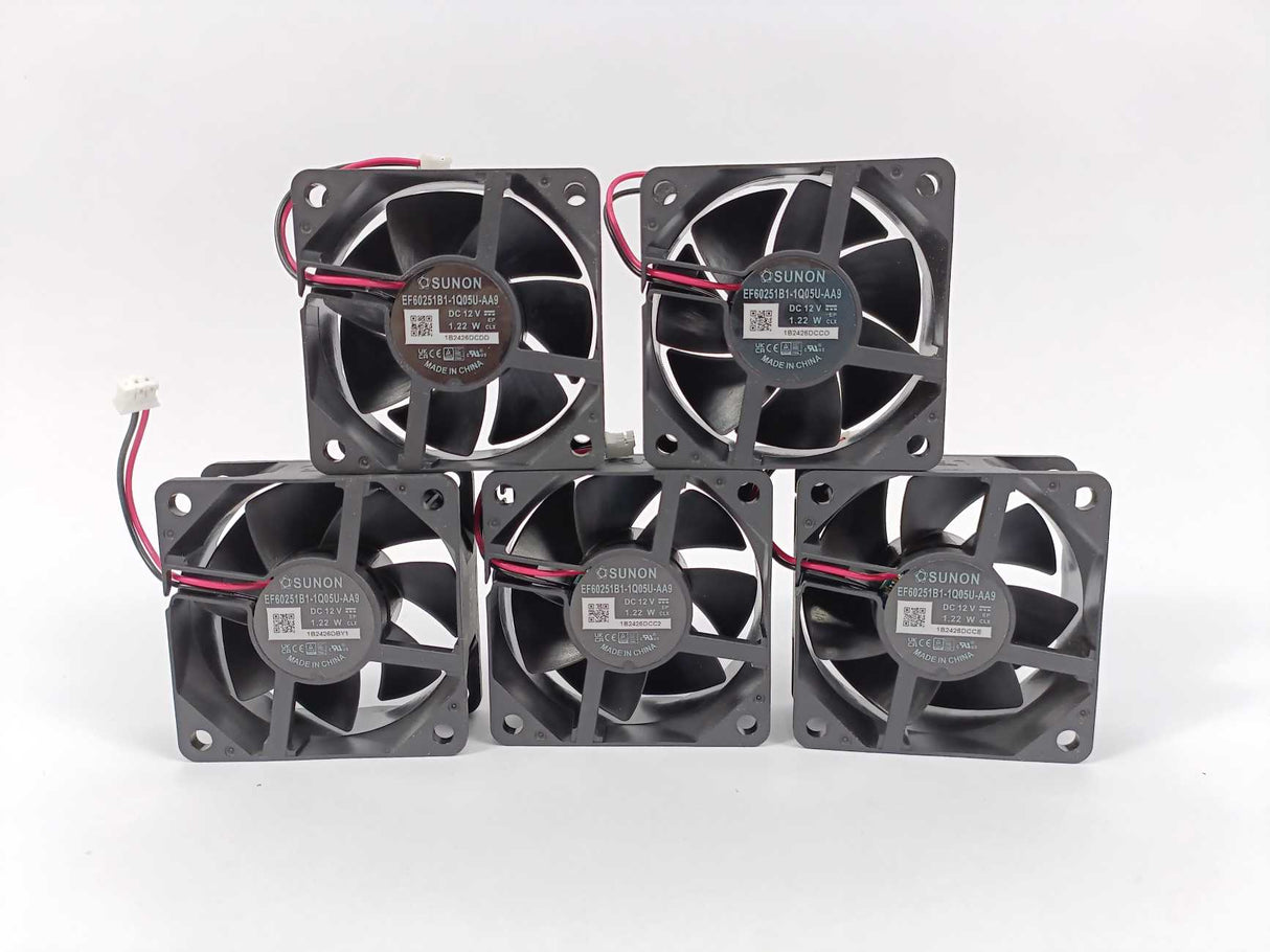 SUNON EF60251B1-1Q05U-AA9 DC Rotary Fan x 5 Pieces