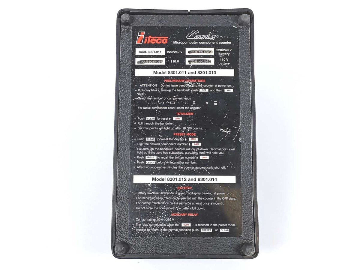 Iteco 8301.011 County Microcomputer Component Counter