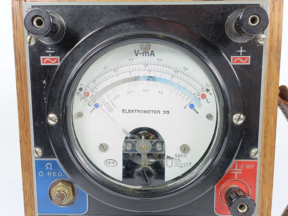 Deif Elektrometer 30 Vintage Analog Multimeter