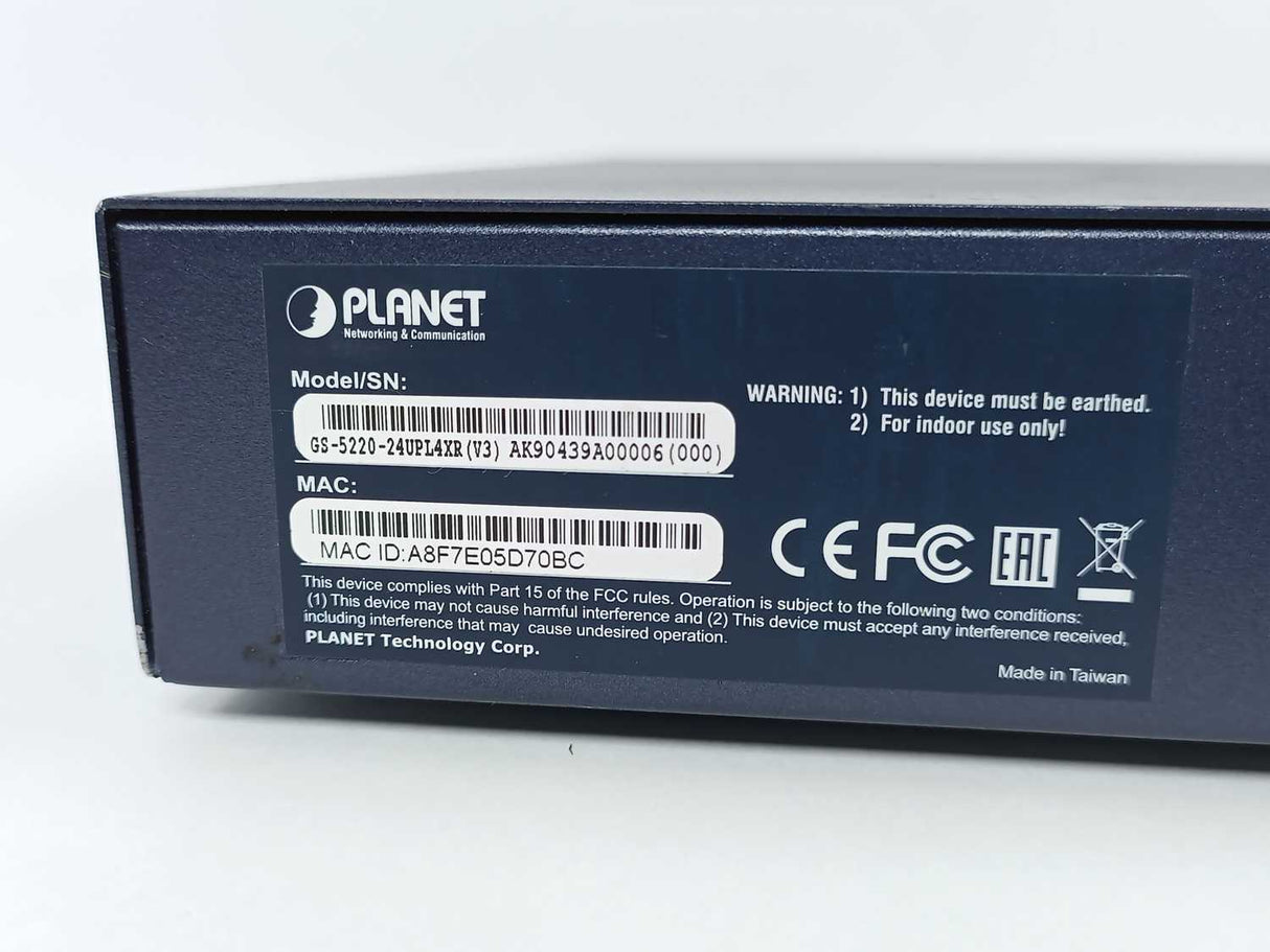 Planet GS-5220-24UPL4XR 24-Port Managed Switch