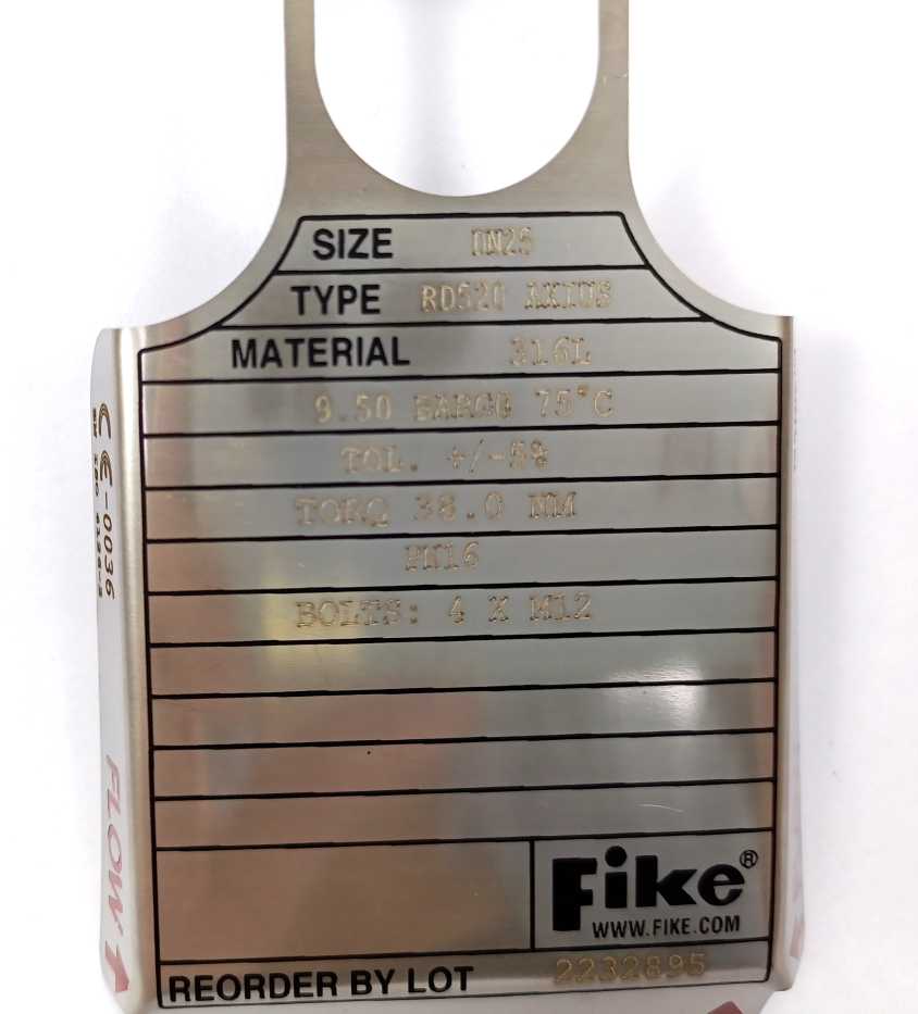 Fike RD520 AXIUS Bursting Discs