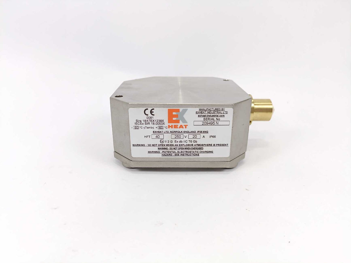 EXHEAT S96000003 HFT 0 - 40°C Flameproof Air Sensing Thermostat