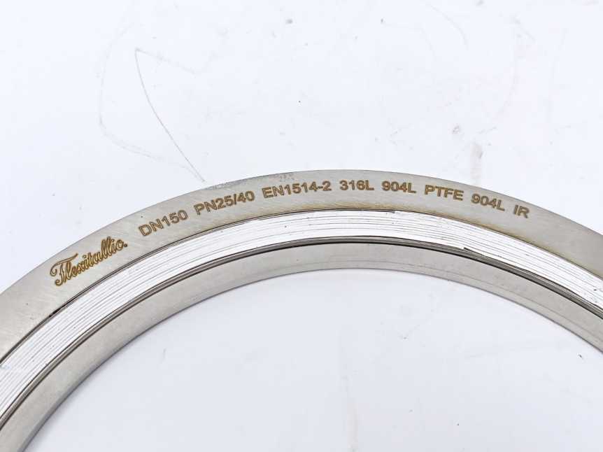 Mexitallic PN150 PN25/40 EN1514-2 316L 904L PTFE Spiral Gasket, 10 pcs. batch