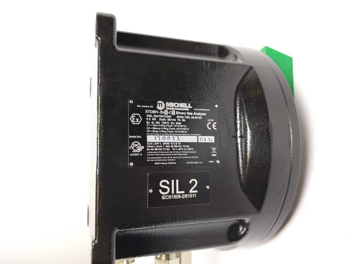 MICHELL Instruments XTC601-EX1-C1 Binary Gas Analyzer w/ Vilton O-Ring,