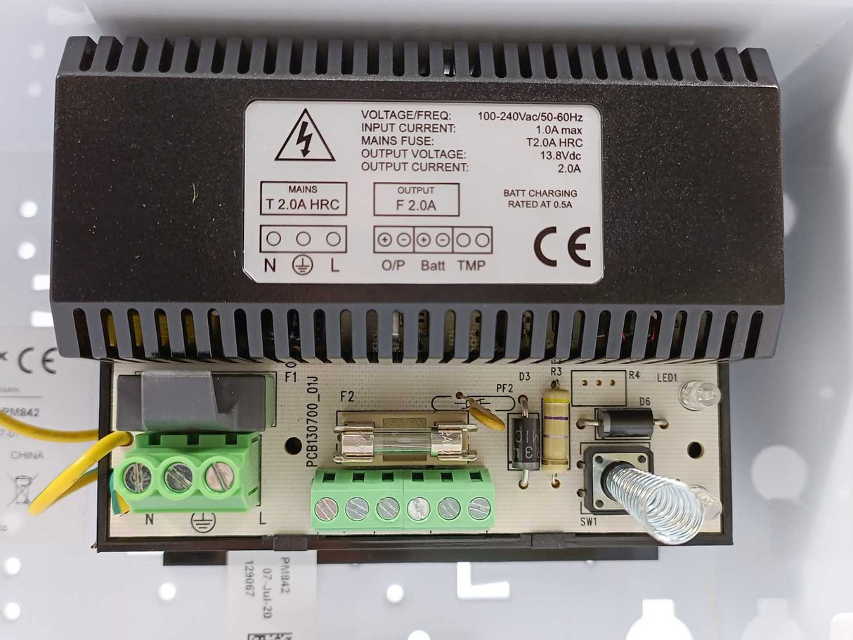 Interlogix PM842 Power Supply Unit 12 VDC, 2 A
