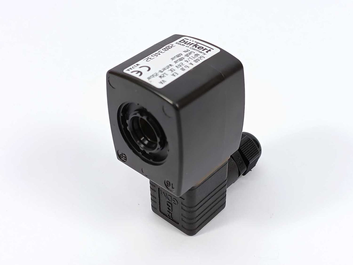 Burkert 20034632 Servo-Assisted 2/2-Way Piston Solenoid Valve