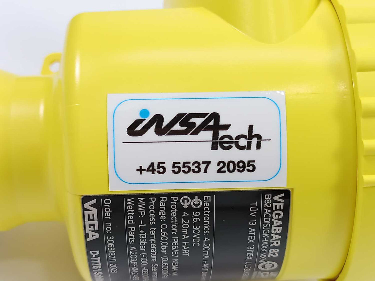 Vega B82.ACDISJGKHAXKIMXM VEGABAR 82 Pressure Transmitter