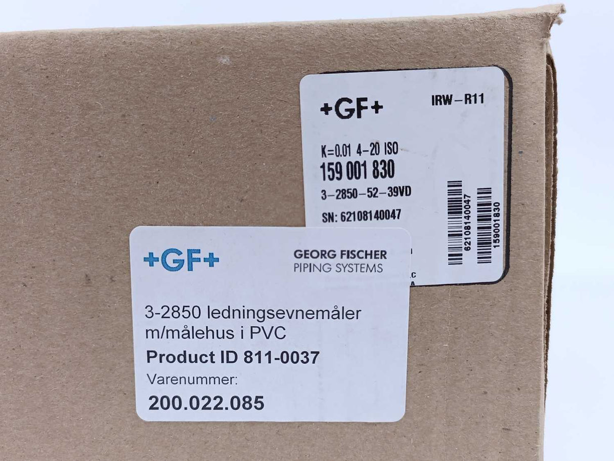 +GF+ 3-2850-52-39V Conductivity/Resistivity Sensor Electronics