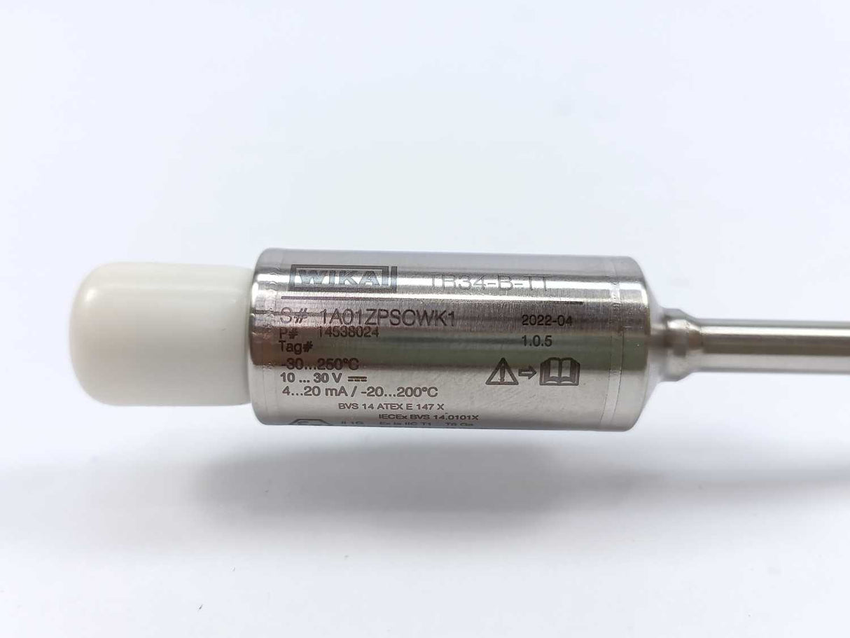 WIKA 14538024 TR34-B-TT Miniature Resistance Thermometer