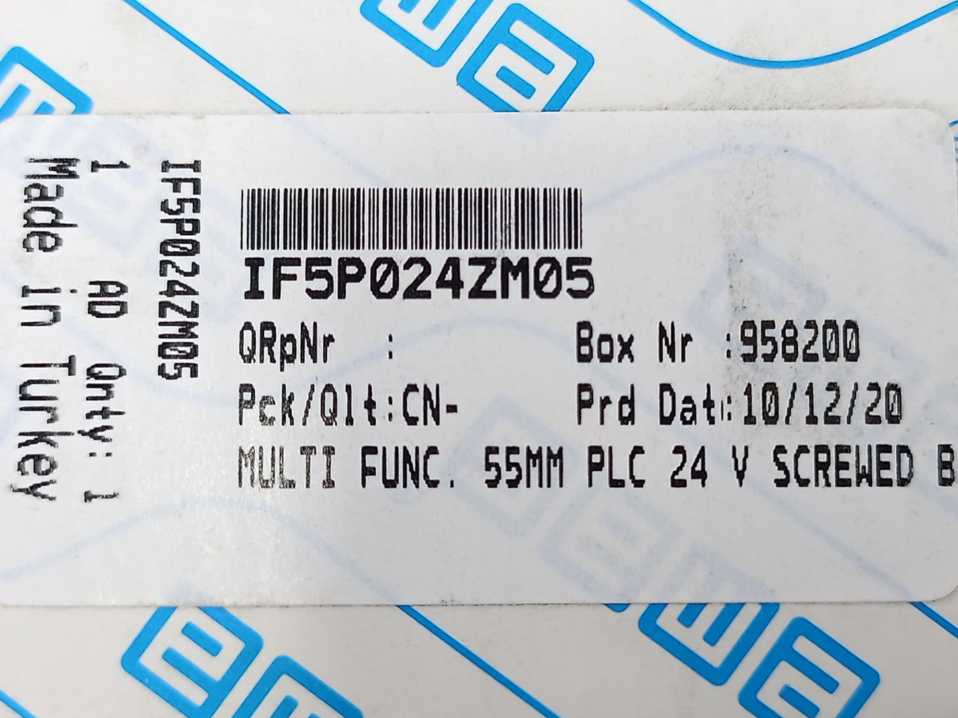 Emas IF5P024ZM05 Multi Func. 55mm PLC 24VDC