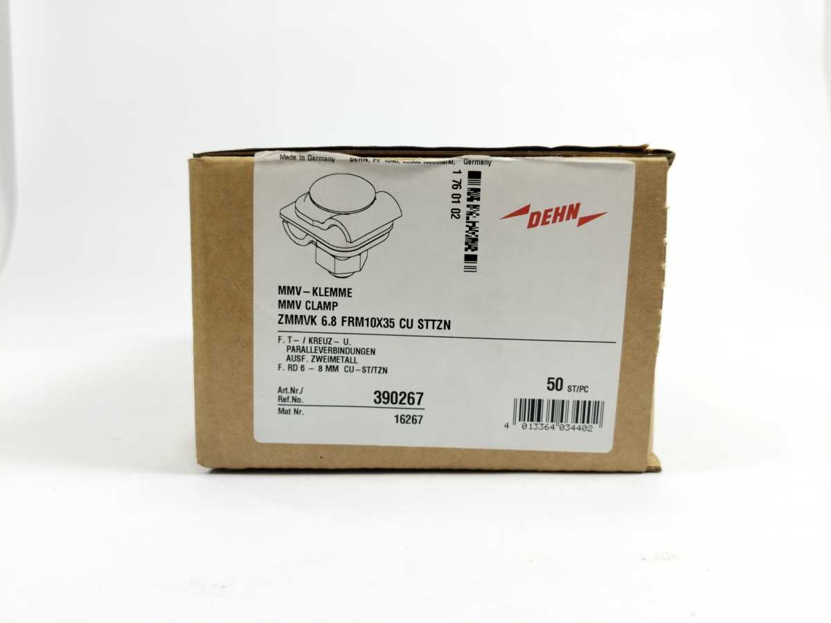 DEHN 390267 MMV Clamp ZMMVK 6.8 FRM10X35 CU STTZN - 50pcs batch