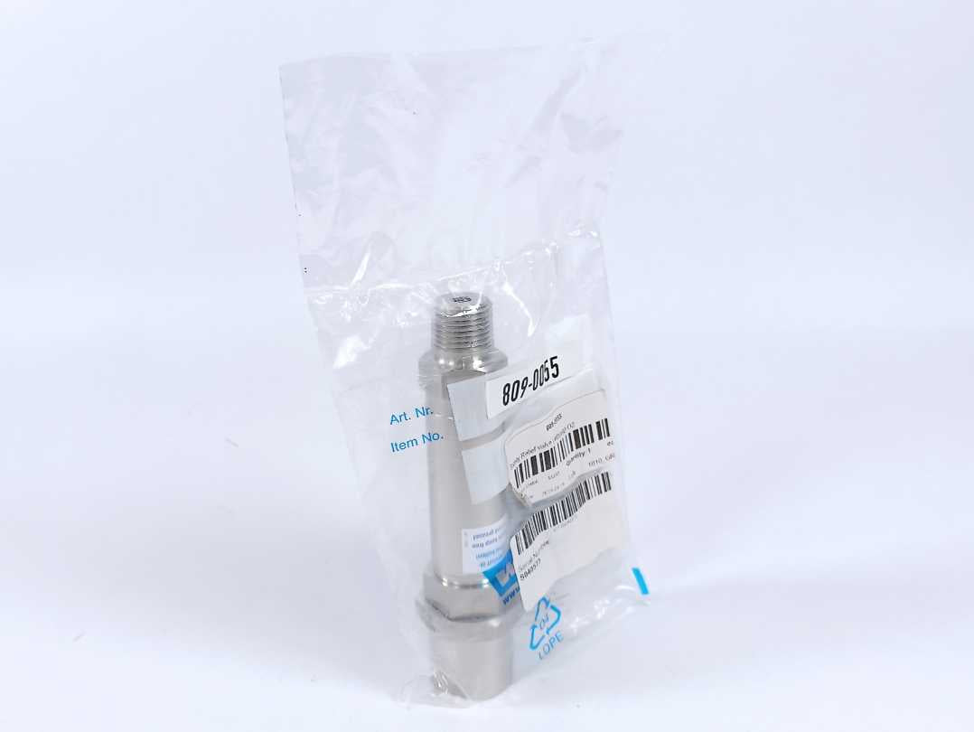 WITT 809-0055 Safety Relief Valve, 40 bar, O2