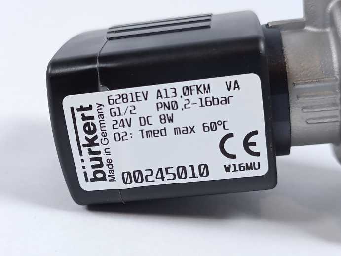 Burkert 00245010 2/2-Way-Solenoid Valve; 5281EV A13