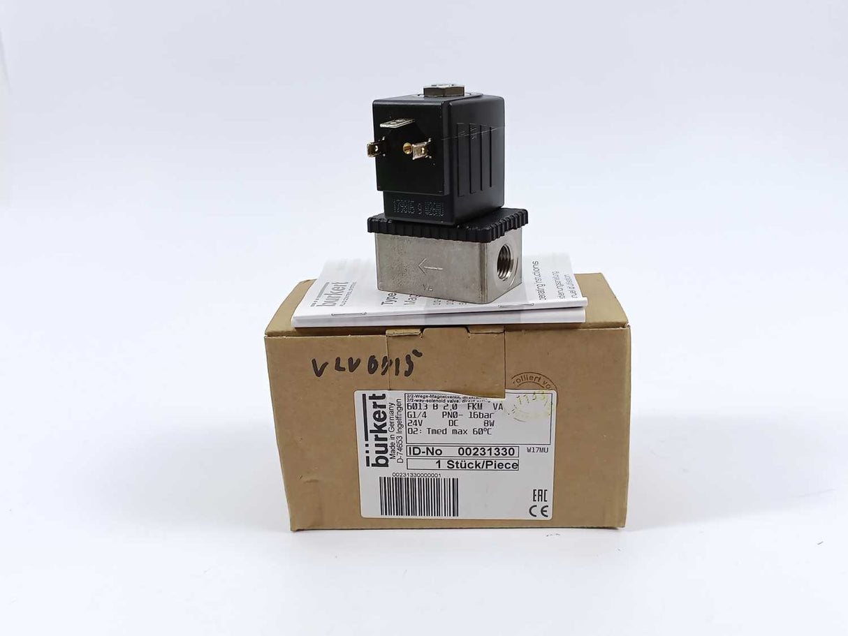 Bürkert 6013 B2,0 G1/4 0-16bar, 24VDC 00231330