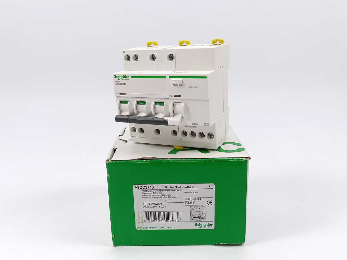 Schneider Electric A9DC3713 RCCB with Overcurrent Protection (RCBO)