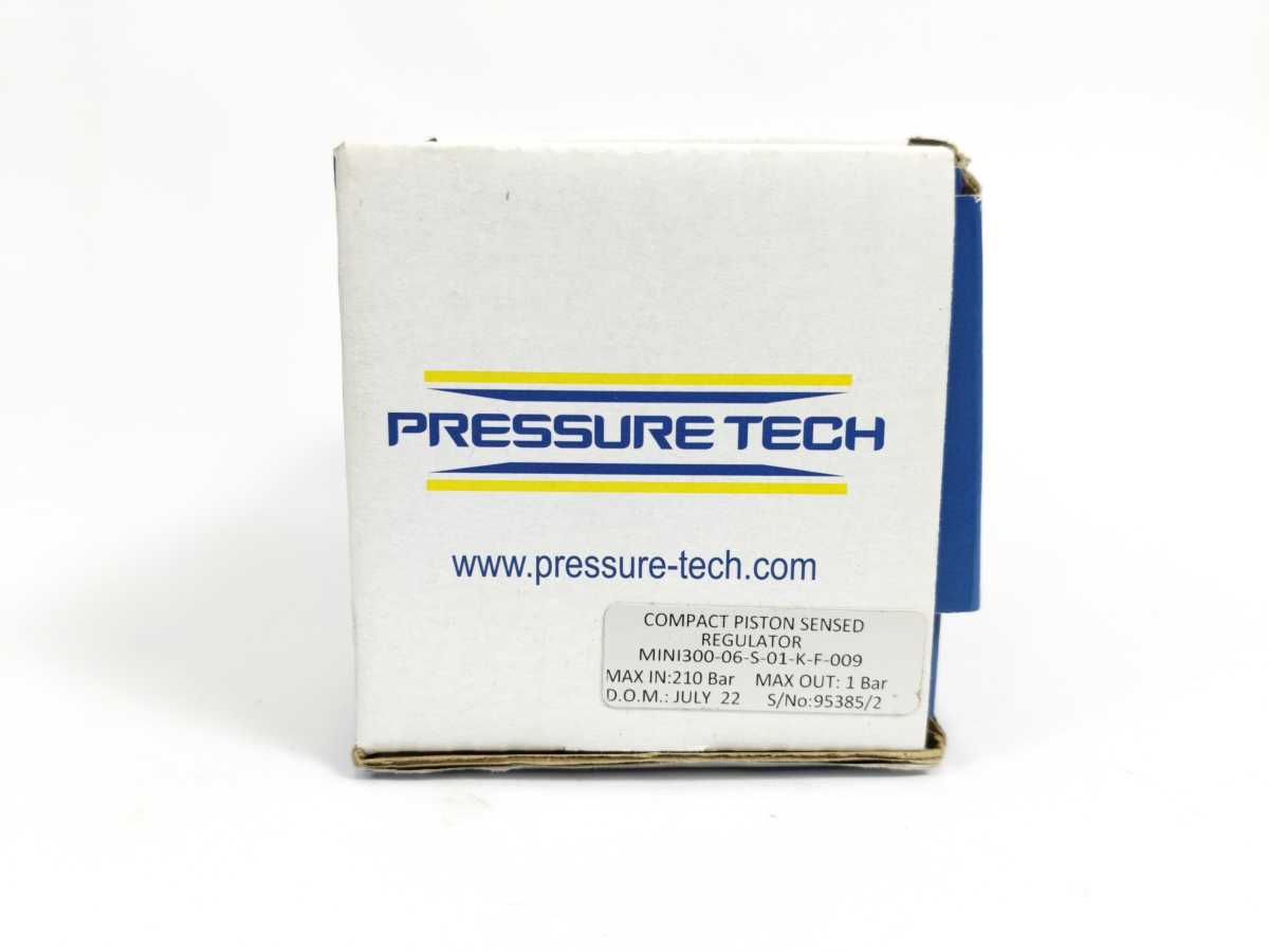 PRESSURE TECH MINI300-06-S-01-K-F-009 Compact Piston Sensed Regulator