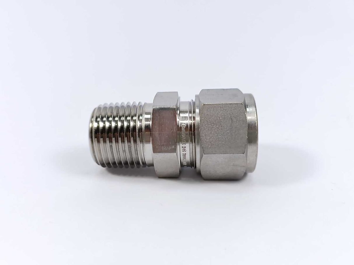 Swagelok SS-16M0-1-8 Stainless Steel Male NPT Connector. Batch of 12 pcs.