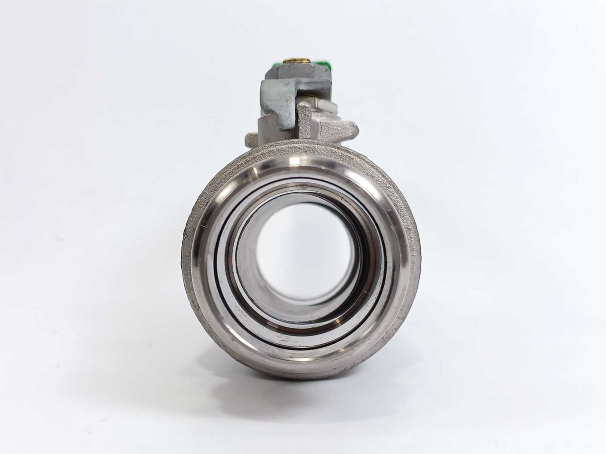 Fratelli Pettinaroli P100-042 Ball Valve 42mm - Green Lever, Press X