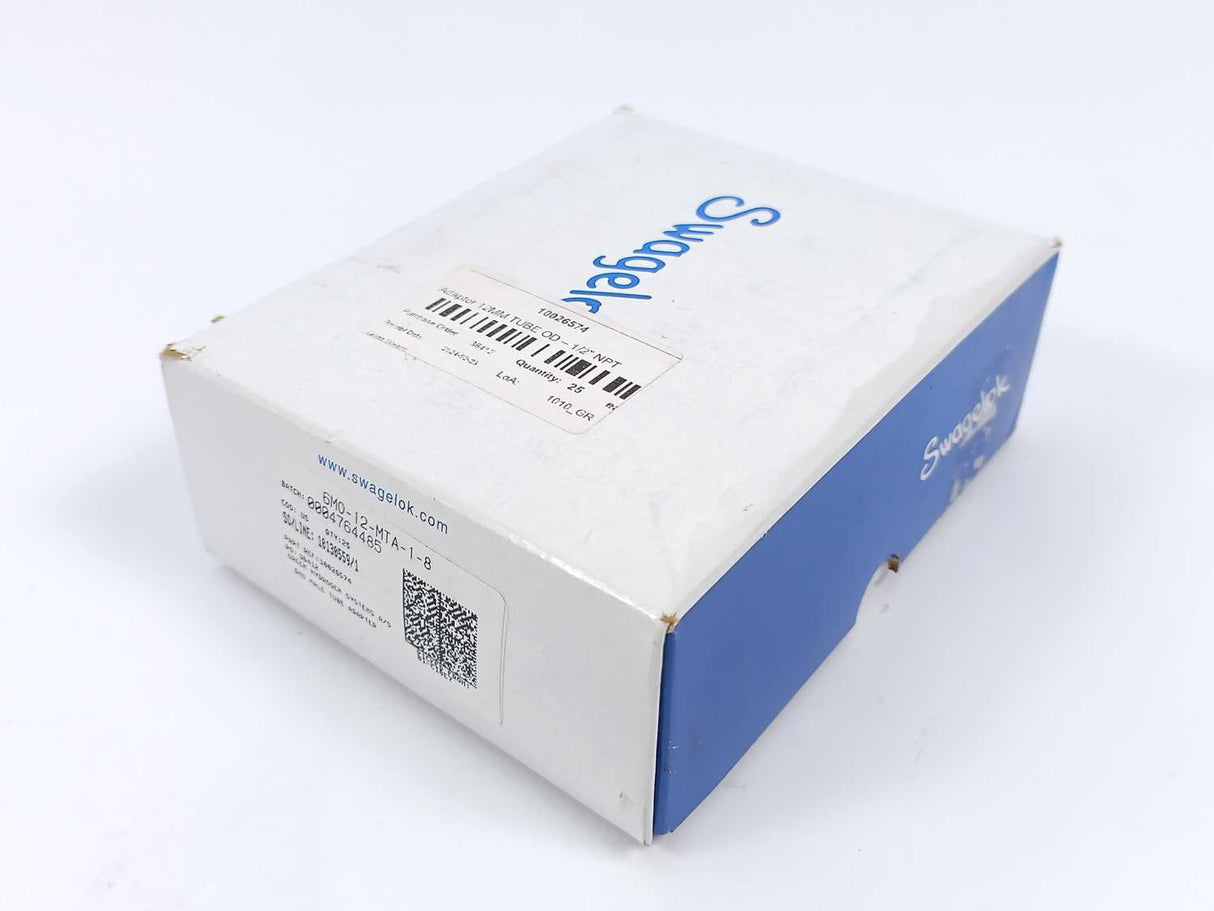 Swagelok 6MO-12-MTA-1-8 6-Moly 12mm Adapter Tube OD - 1/2" NPT