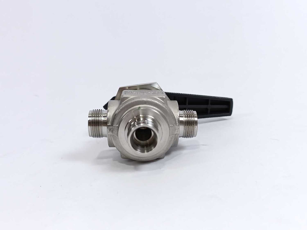 Hy-Lok B4V3H-12M 3-Way Switching Ball Valve, 316/L