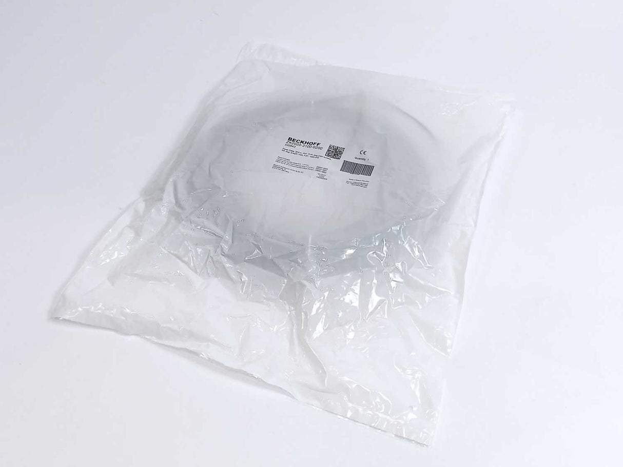 Beckhoff ZK2020-3100-0200 Power Cable 20.00 m, M8, plug, straight, male, 4-pin